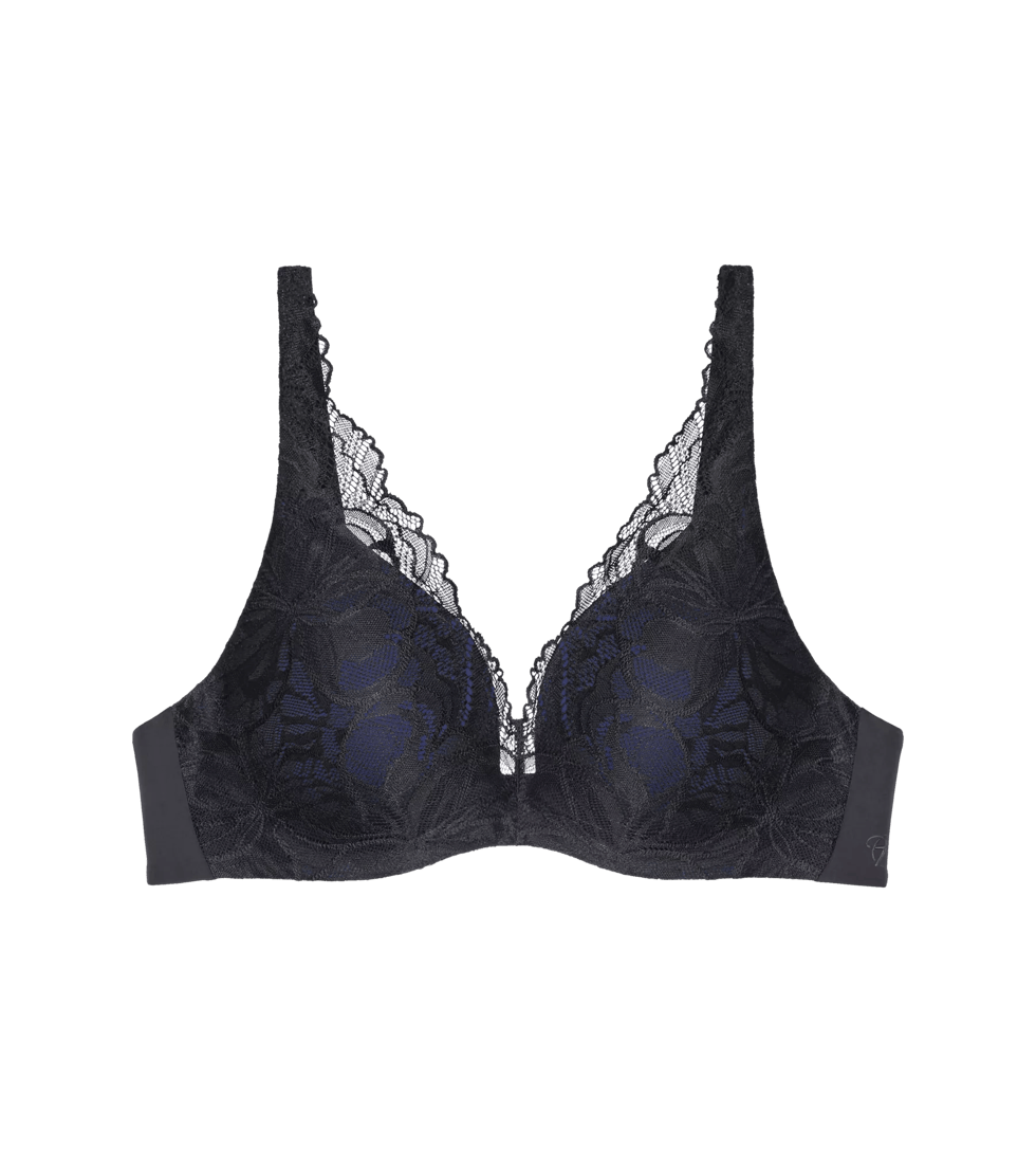 Push-up BH - Body Make-Up Illusion Lace WP - Zwart en Nude