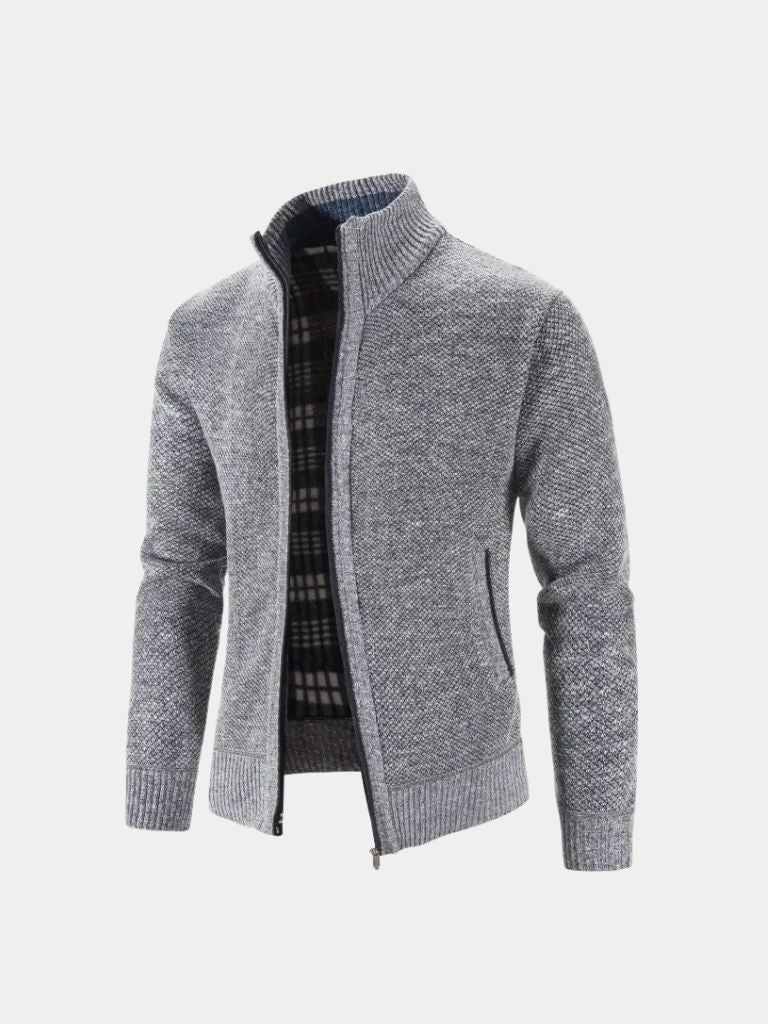 Montaracrest knit jacket, a stylish woven wool blazer with a textured pattern, featuring natural fabric details and a tailored fit.