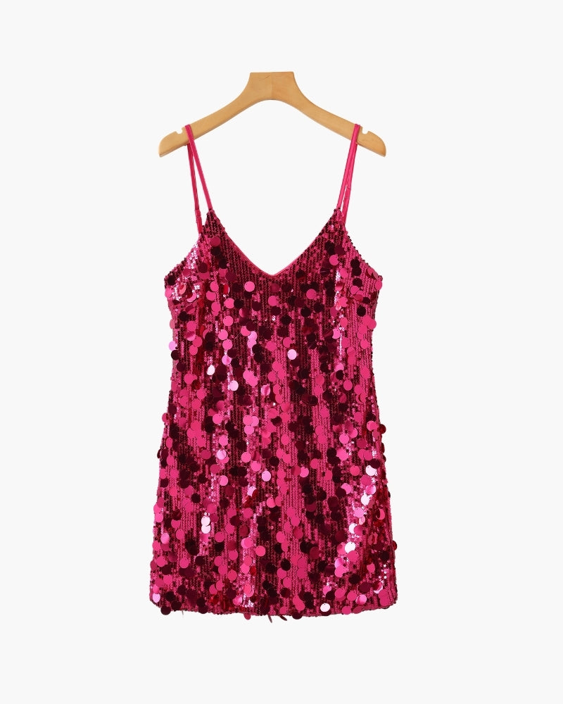 Mini Abito da Party con Paillettes - Montaracrest