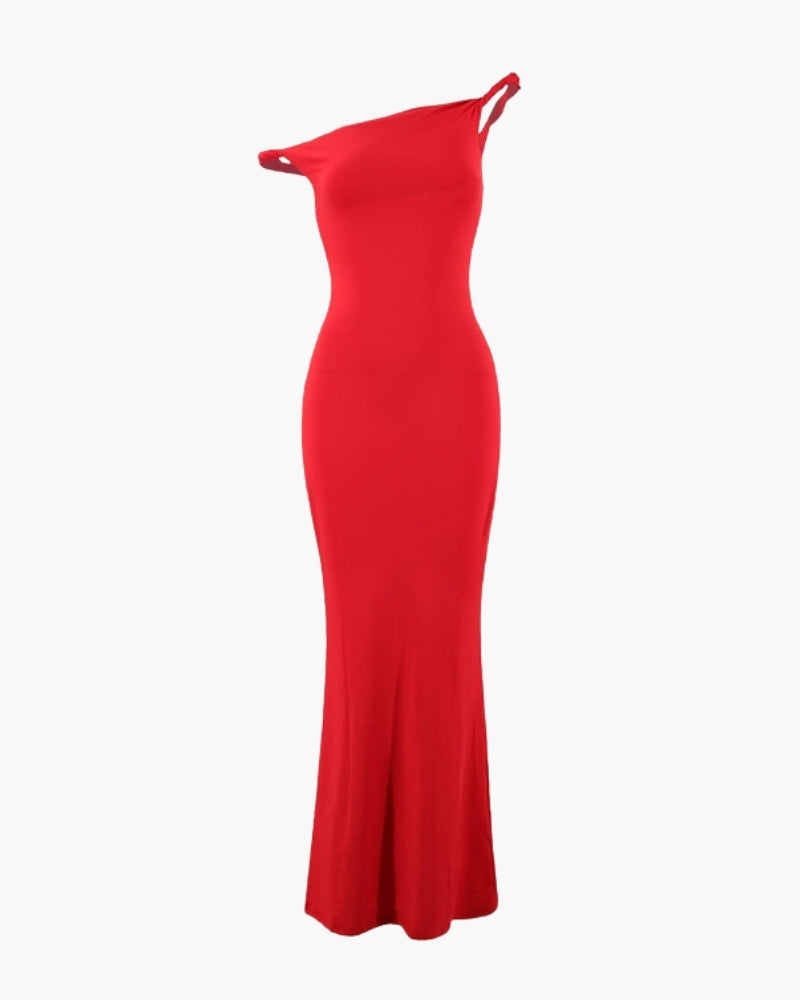 Abito Lungo Bodycon Monospalla - Montaracrest