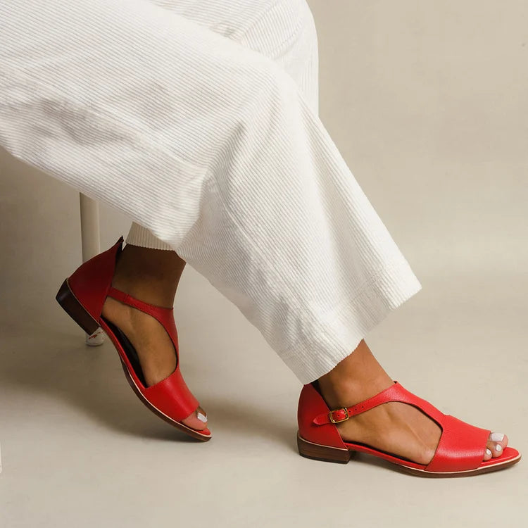 Montaracrest open-toe sandal with ankle strap, stylish and comfortable footwear for warm weather.