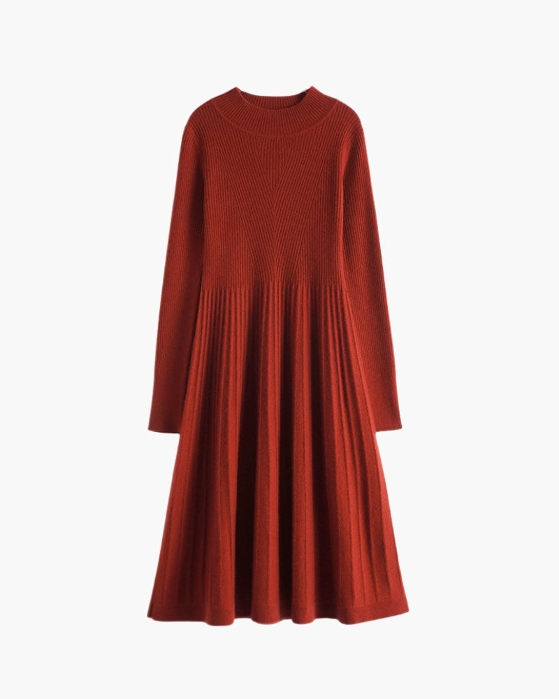 Abito Svasato in Puro Cashmere