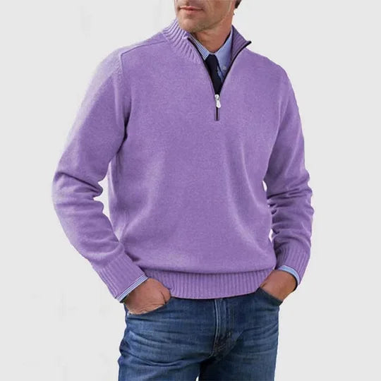 Nico™ | Maglione con Mezza Zip in Maglia Fine - Montaracrest