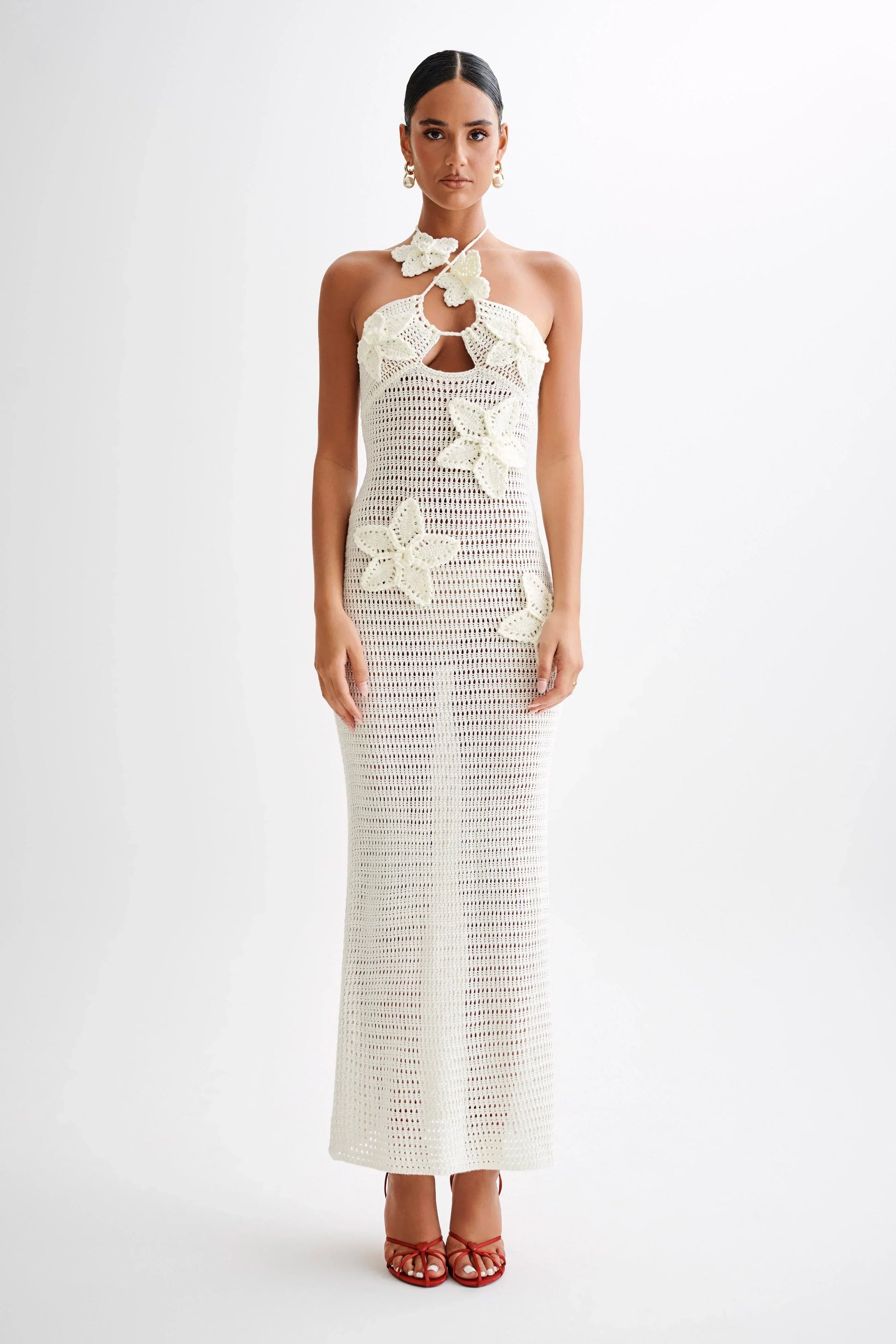 Azura Crochet Maxi Dress - Montaracrest