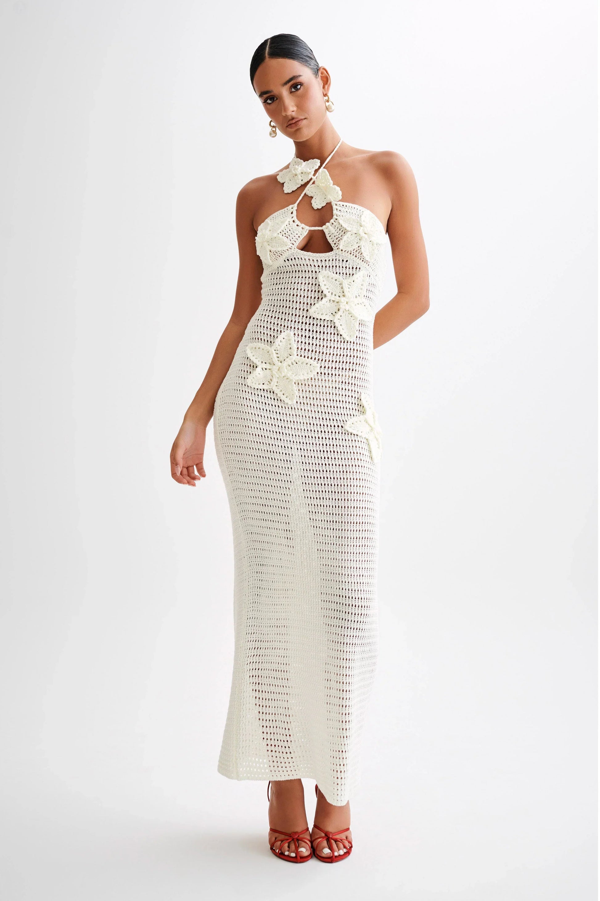 Azura Crochet Maxi Dress - Montaracrest