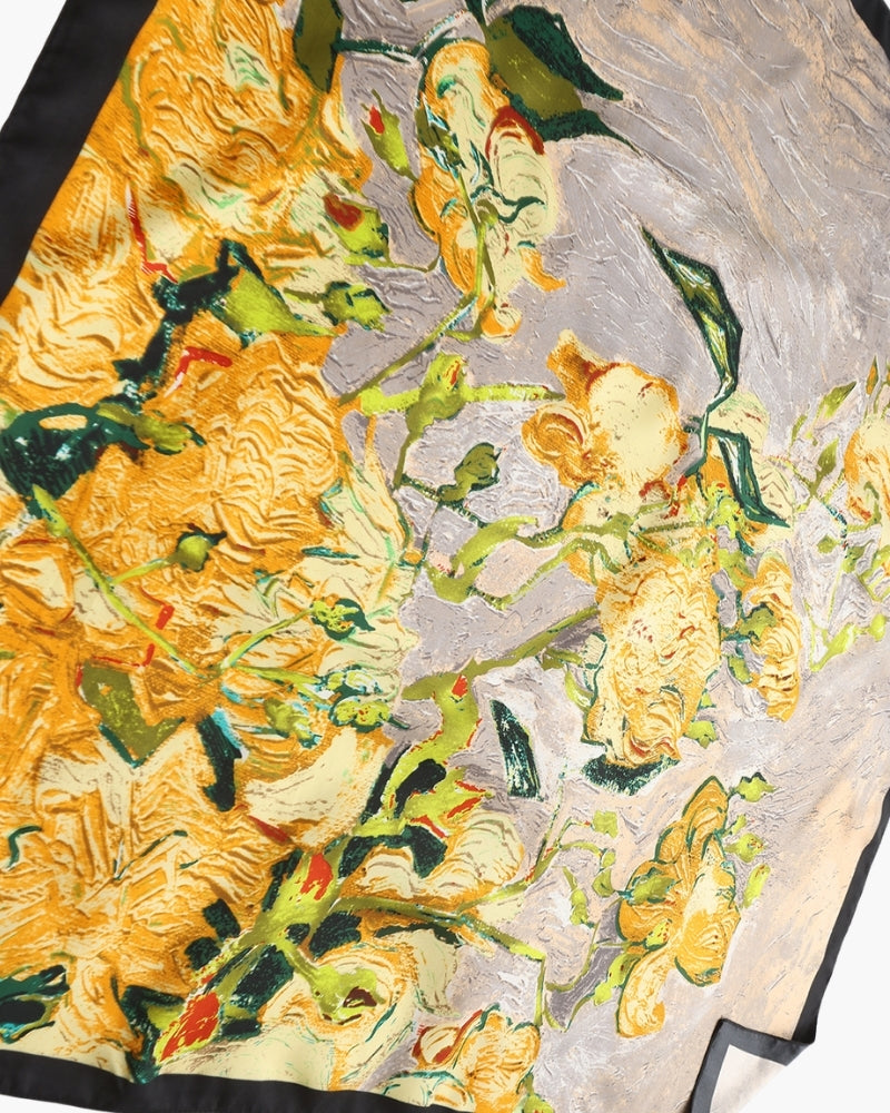 Foulard Giardino Impressionista Stile Ravelli Milano