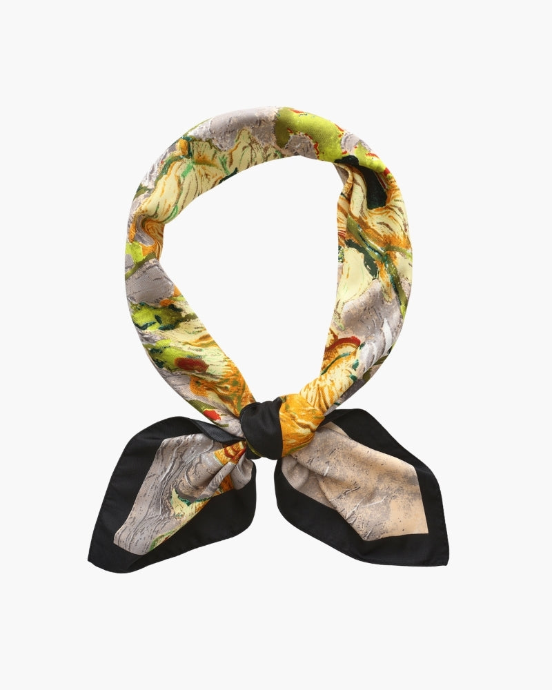 Foulard Giardino Impressionista Stile Ravelli Milano
