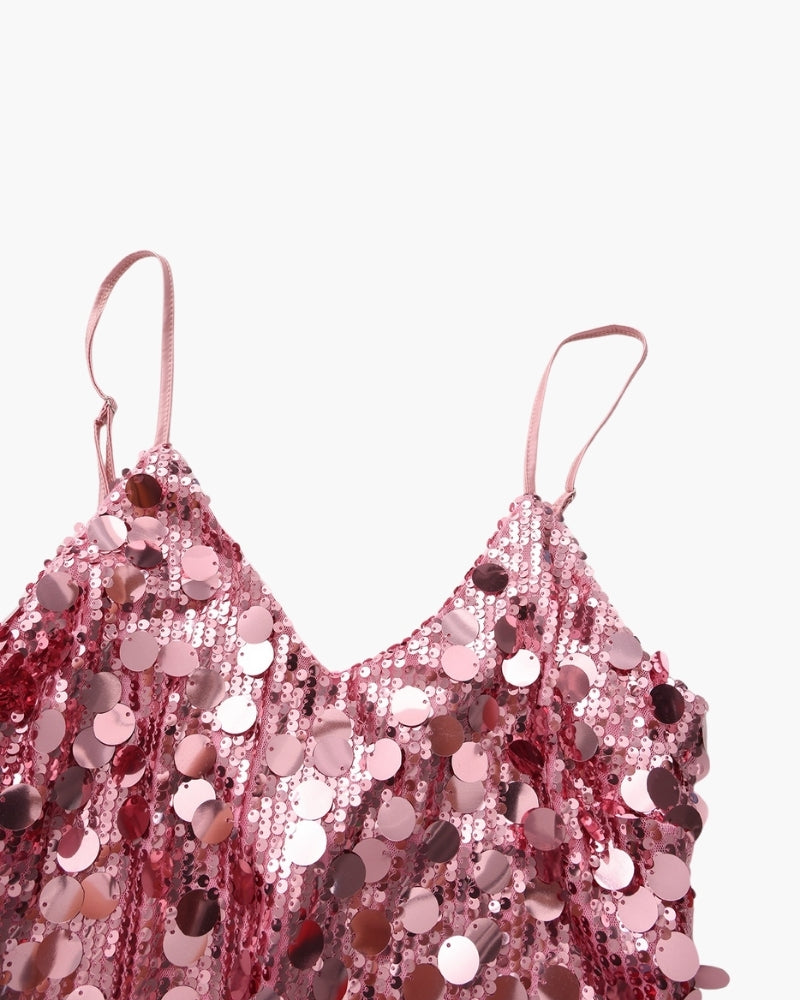 Mini Abito da Party con Paillettes - Montaracrest
