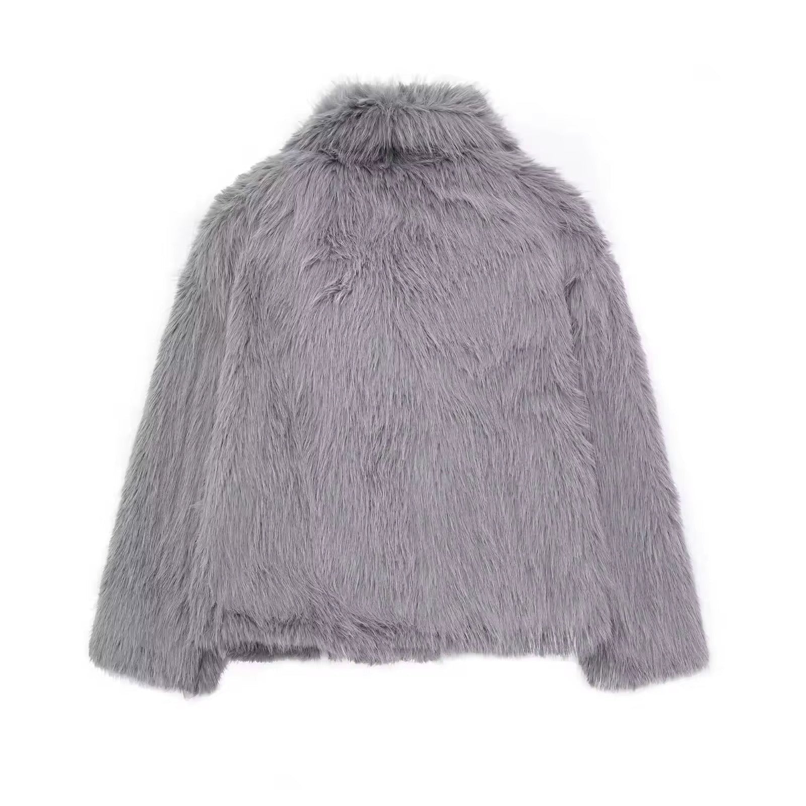 FIORA - Giacca Puffer Effetto Pelliccia - Montaracrest