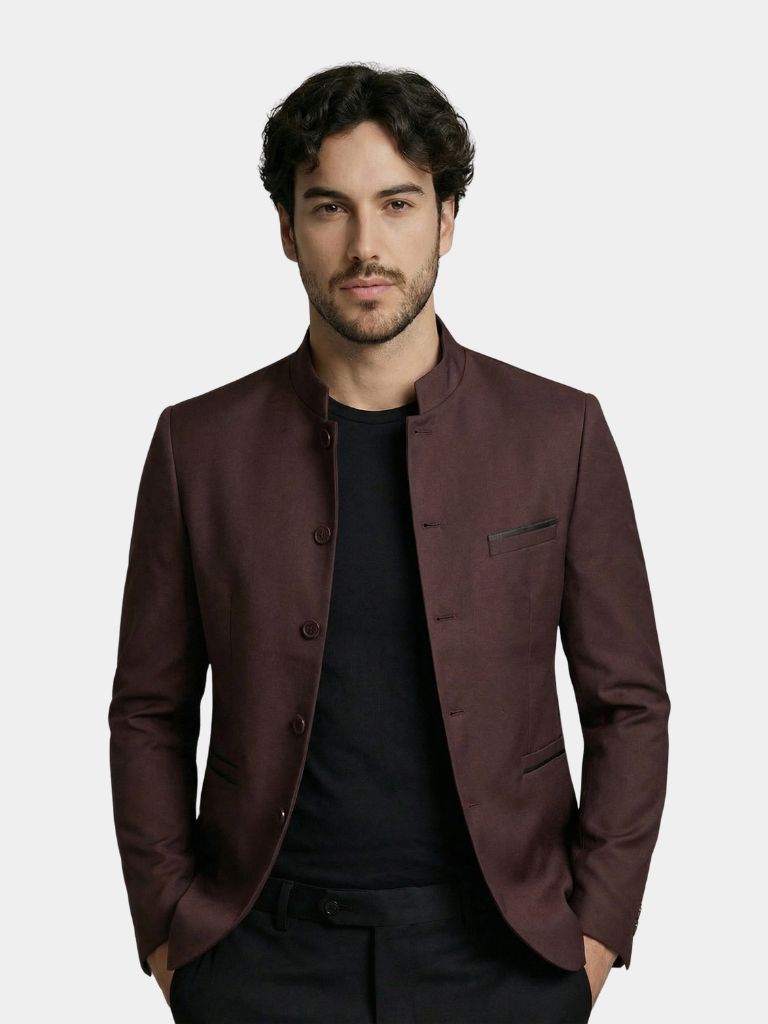 Elegant Montaracrest blazer jacket with a collar, shown in a stylish design suitable for formal or casual wear.