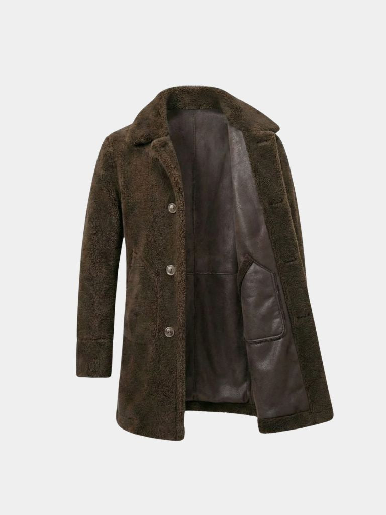 Montaracrest Giacca Doppiopetto Legacy, men's double-breasted blazer in dark fabric, tailored fit with notch lapels.
