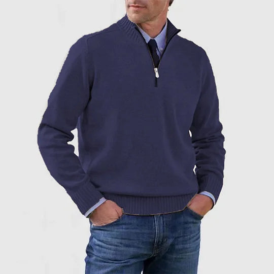 Nico™ | Maglione con Mezza Zip in Maglia Fine - Montaracrest