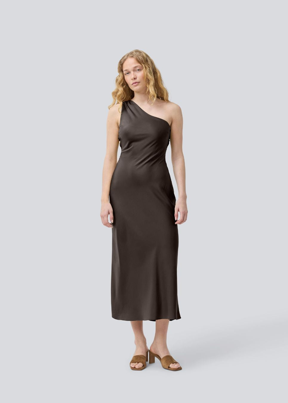 Narcissamd dress - Seal Brown - Montaracrest