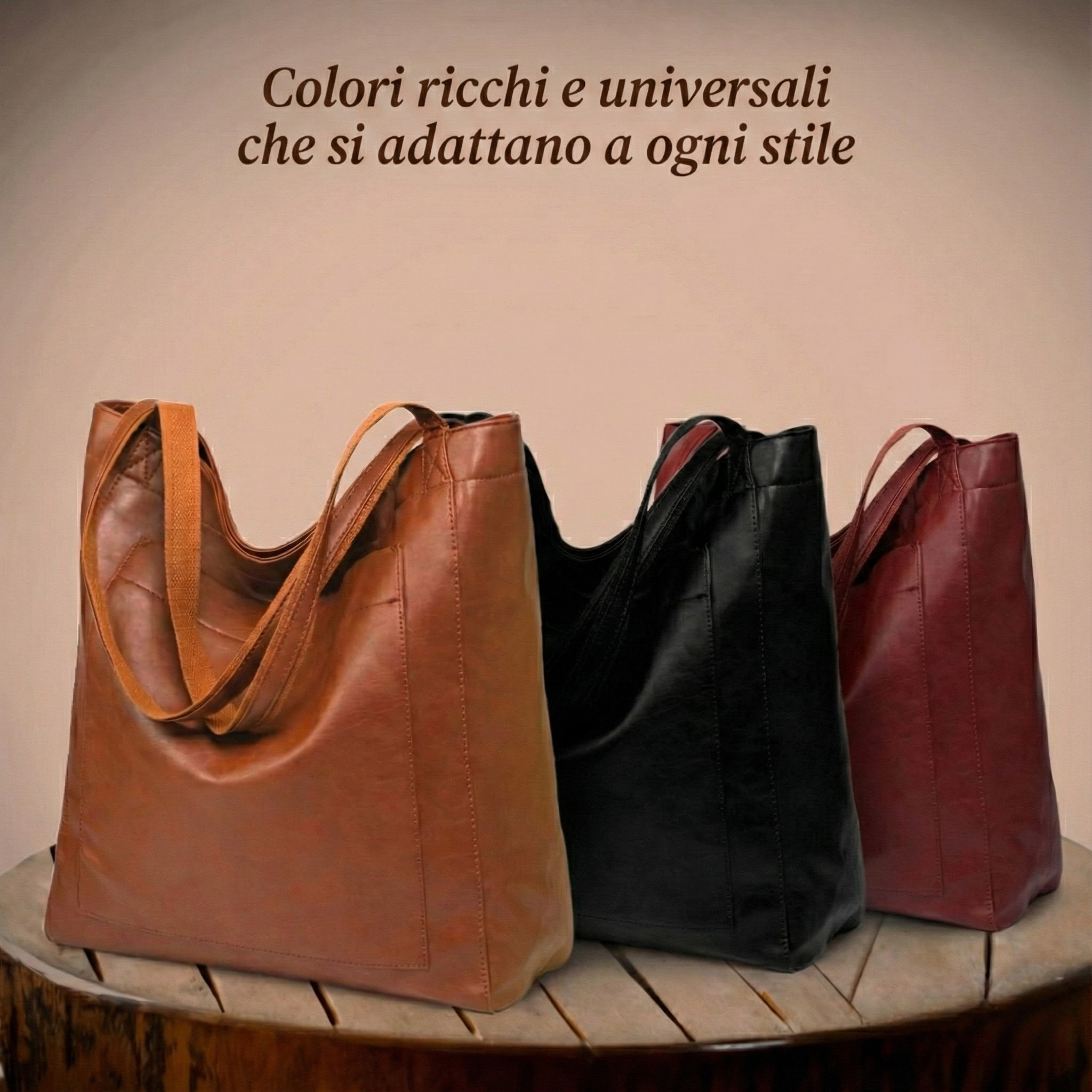 Lorena™ | Borsa in Pelle Moderna ed Elegante
