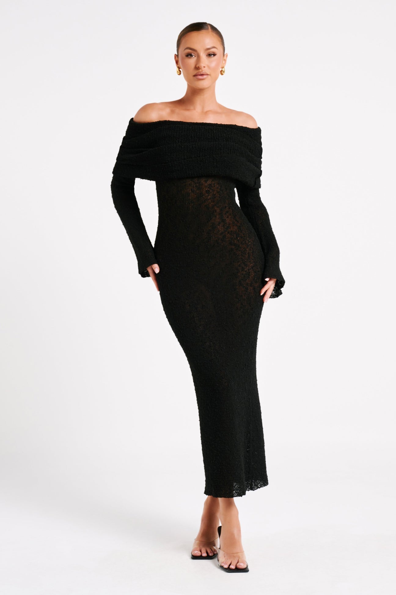 Ivory Drape Gown - Montaracrest