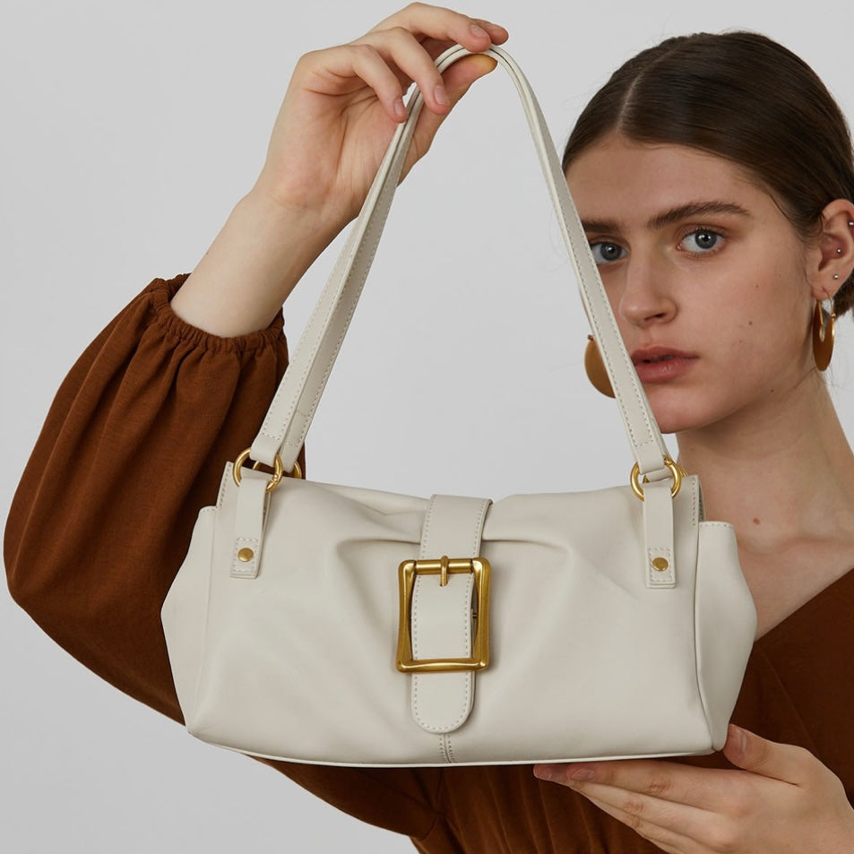 Eternal Elegance Genuine Leather Baguette