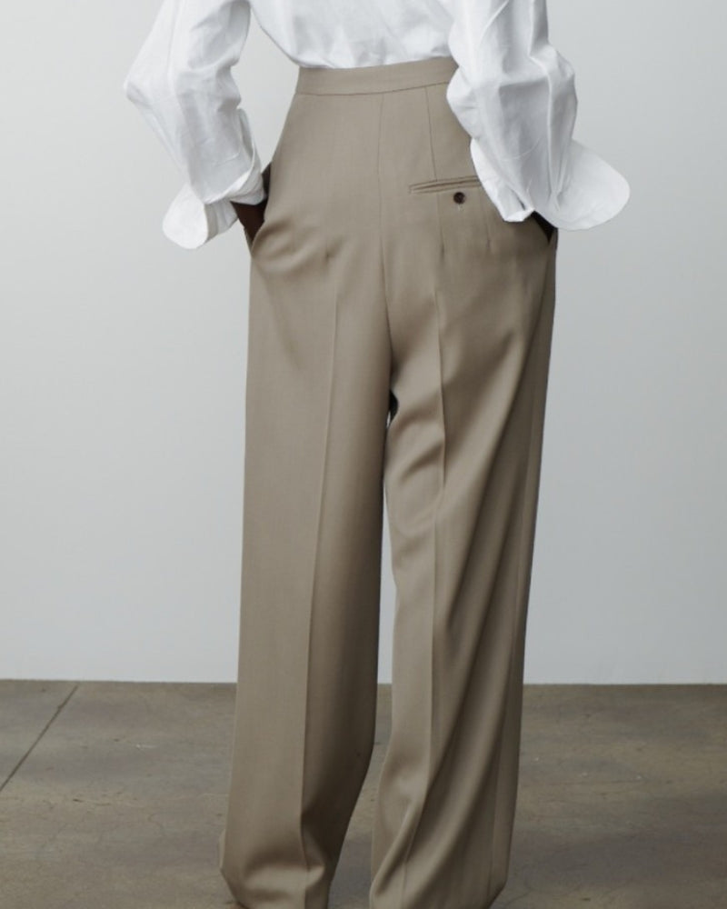 Pantaloni Oversize in Lana