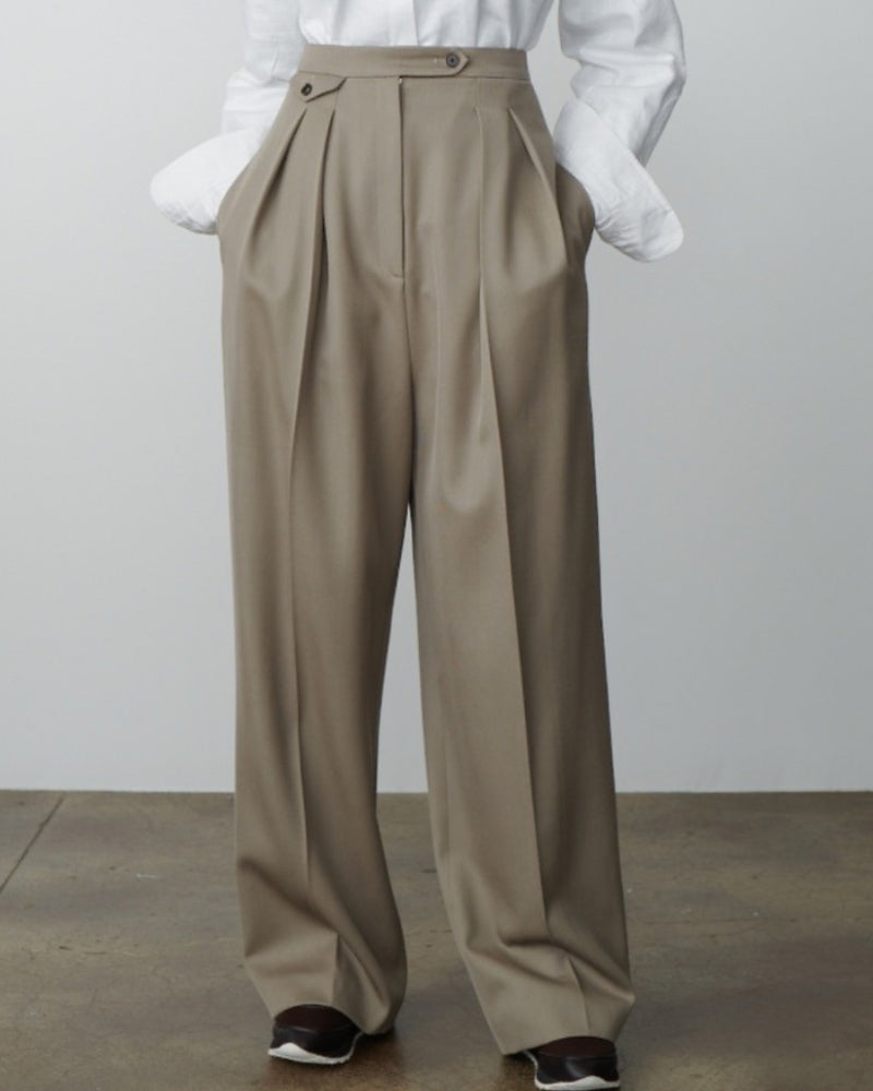 Pantaloni Oversize in Lana