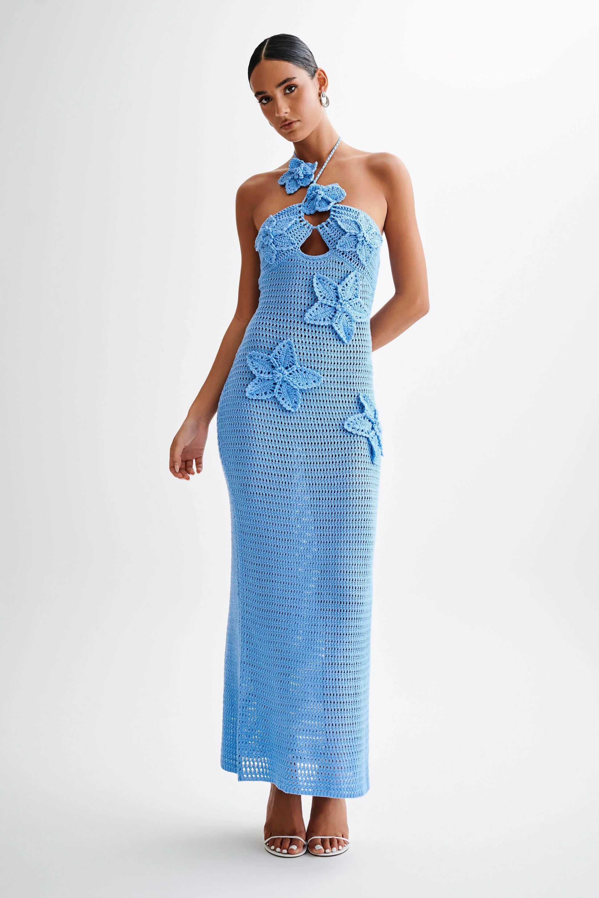 Azura Crochet Maxi Dress - Montaracrest