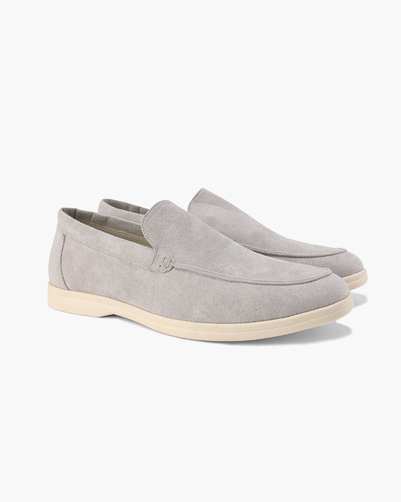 Orange suede loafers by Montaracrest, Villa Bellucci mocassini in soft camoscio with classic slip-on design.