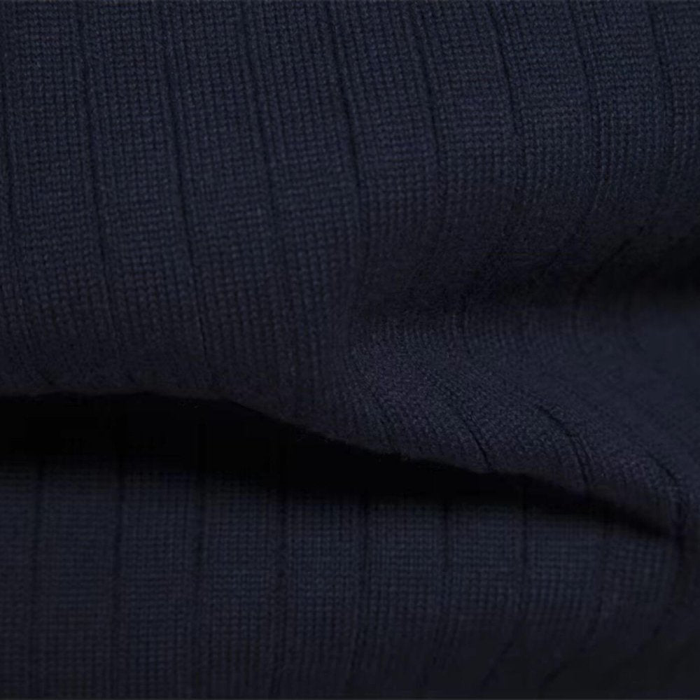 Montaracrest Friedbert men's high-quality comfort pullover in a cozy, stylish knit, modeled by Lukas Lindberg.