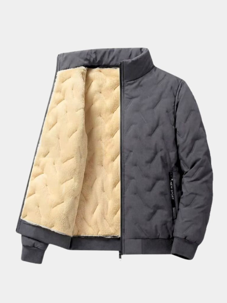 Montaracrest Premium Classic Sherpa Winter Jacket, featuring a cozy, plush Sherpa lining and a stylish outer shell.