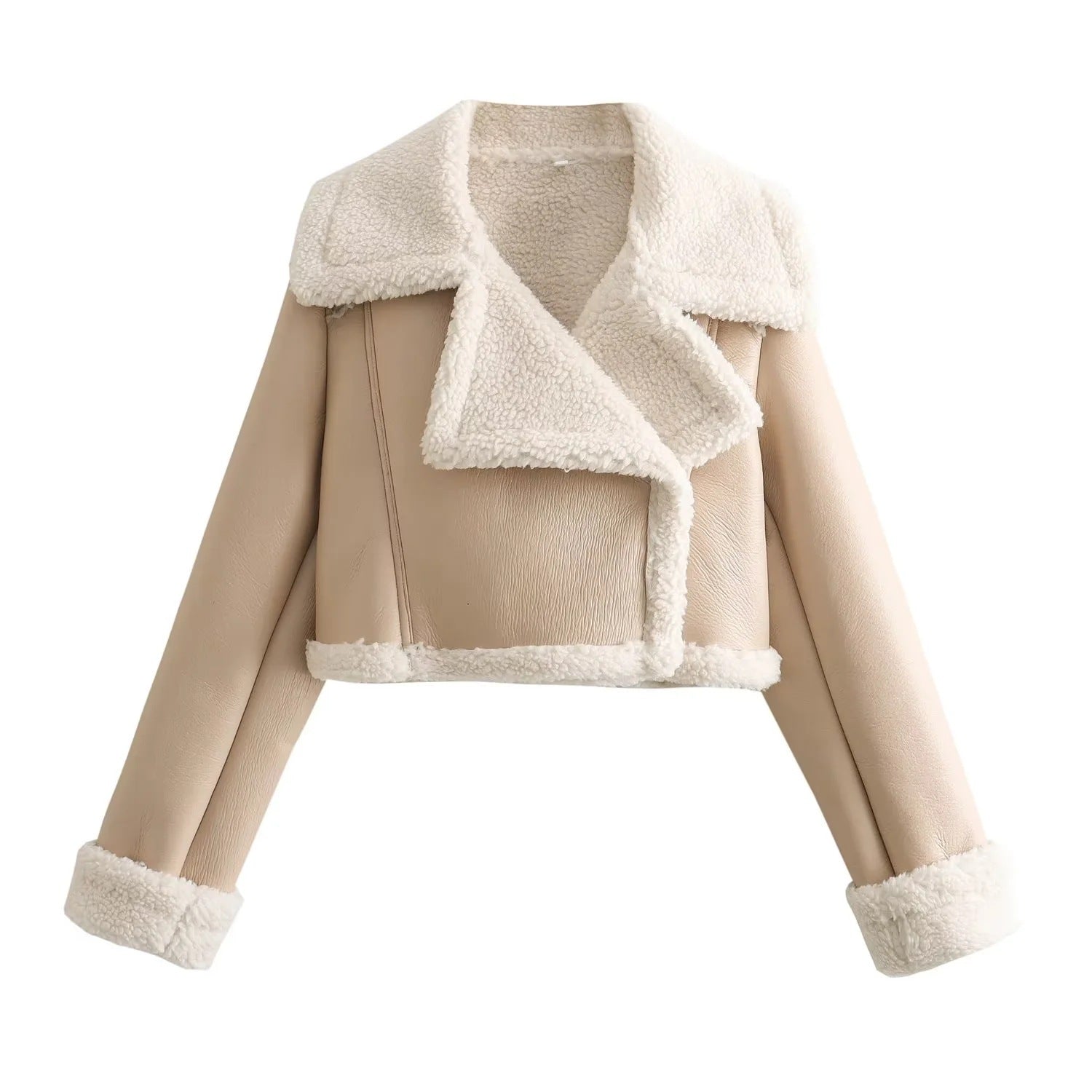 Reversible Everly Montaracrest Giacca In Pile in #2043 Bloom, showcasing soft, cozy fleece with stylish reversible design.