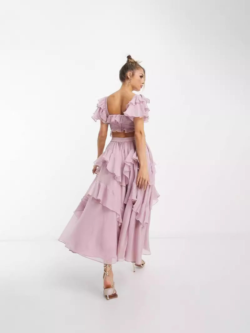 Amelisse Ruffle Dress - Montaracrest