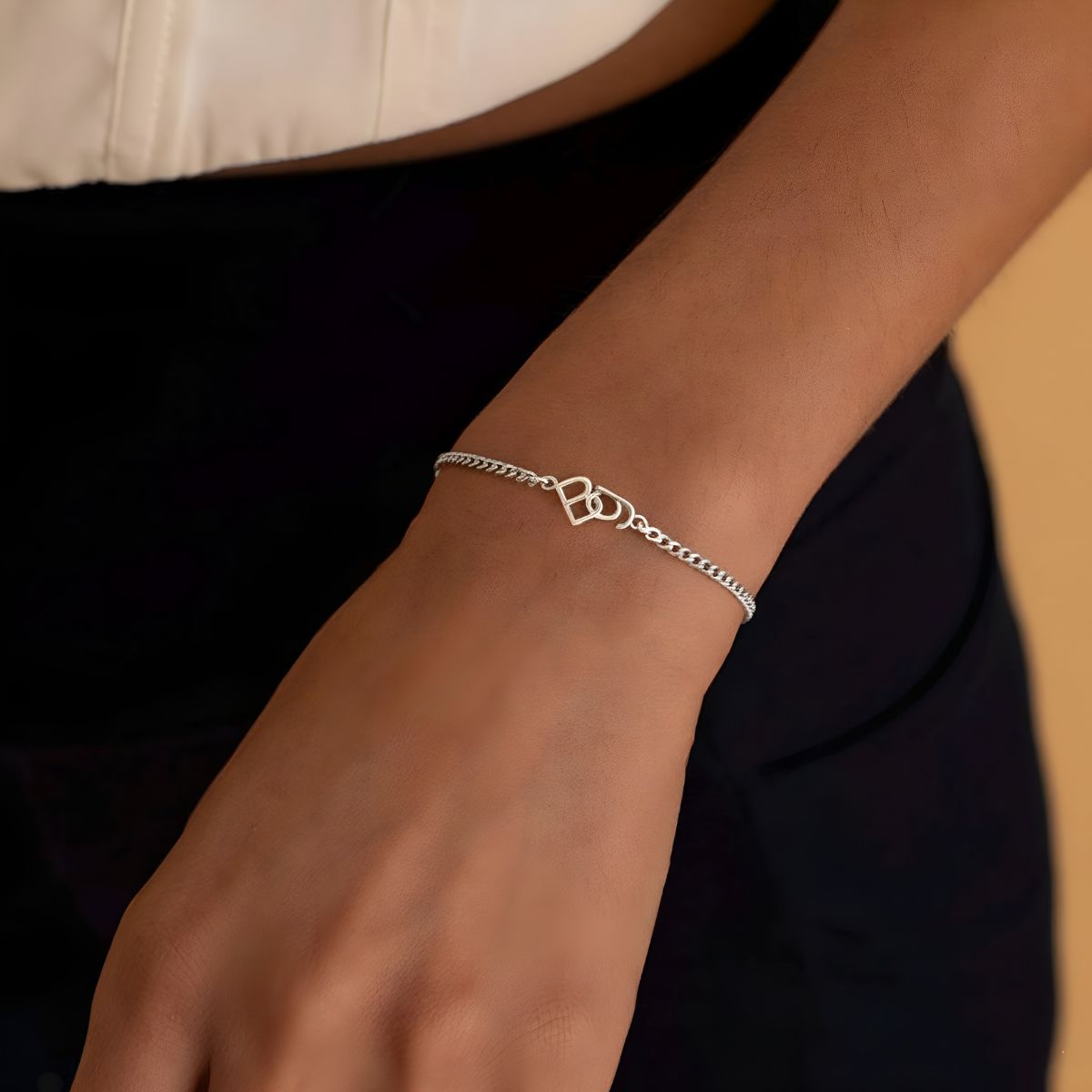 Legame™ | Bracciale con Iniziali Intrecciate
