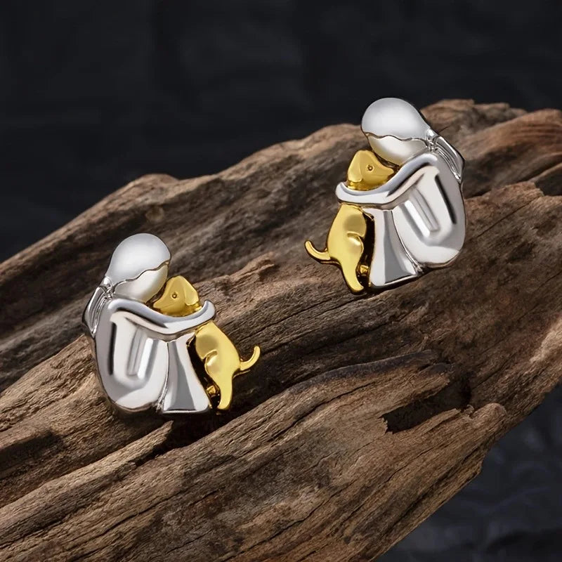 Aria & Lily | Dog Hug Earrings