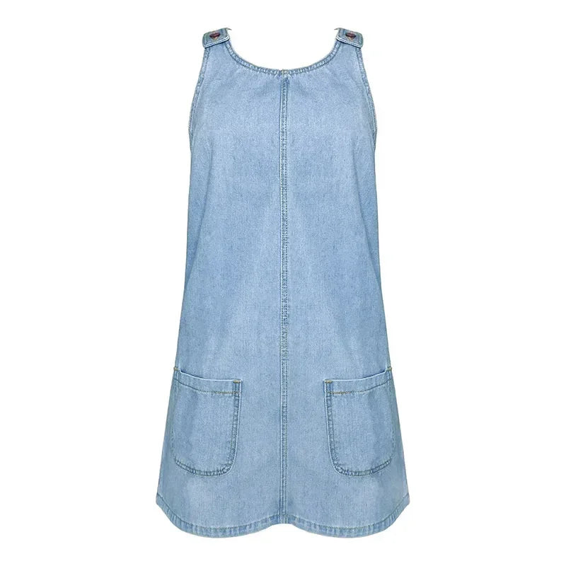 Sofia™ | Practical and Lightweight Denim Summer Dress - Montaracrest
