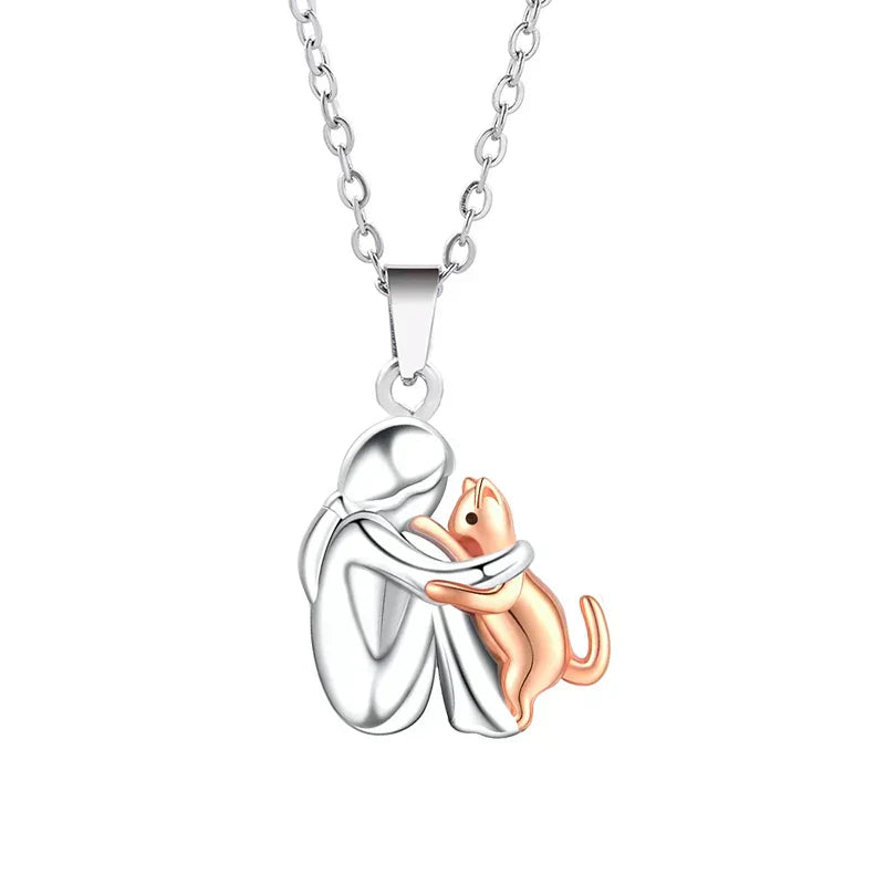 Aria & Lily | Collana Abbraccio con Gatto