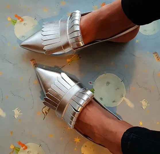 DÉCOLLETÉ CON TACCO APERTO SUL RETRO - Montaracrest