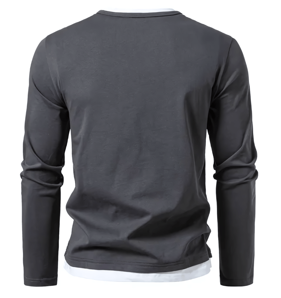 Alwin | Premium Combed Cotton Long-Sleeve Shirt - Montaracrest