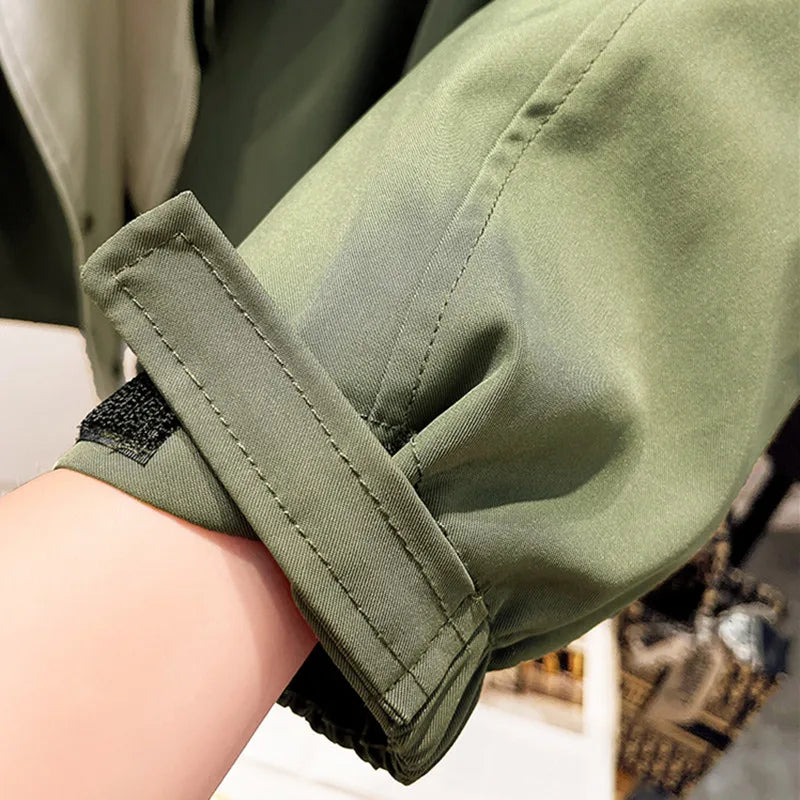 Montaracrest Fiore windbreaker jacket in lightweight, breathable fabric with a sleek design and full front zipper.
