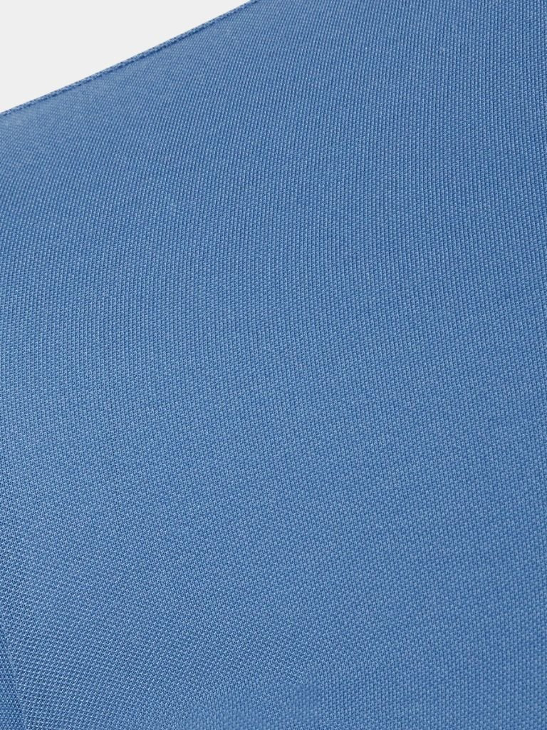 Montaracrest Polo Classica Azure, classic short-sleeve polo shirt with a cross crown logo, in vibrant azure blue.