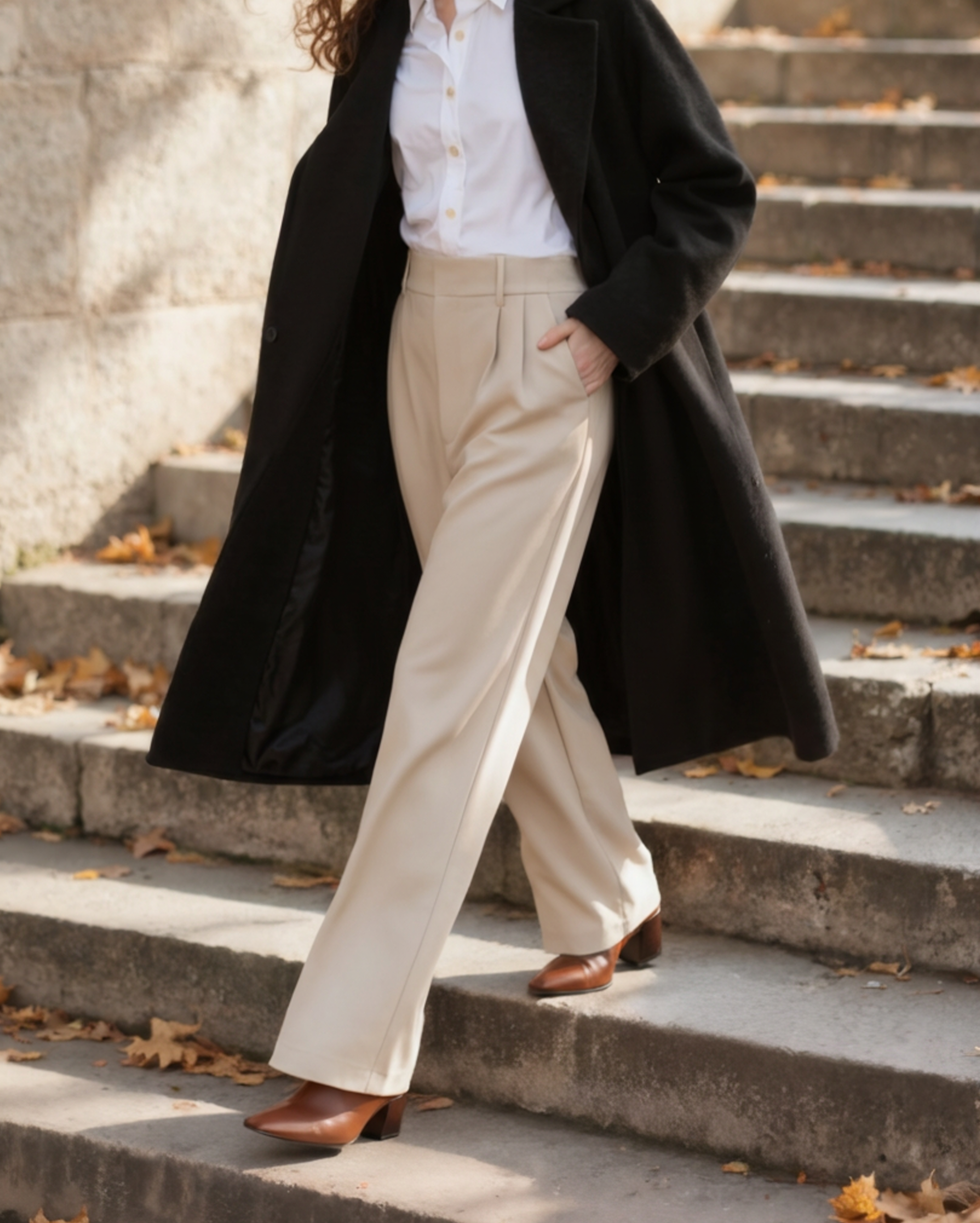 Pantaloni Serena a Gamba Larga