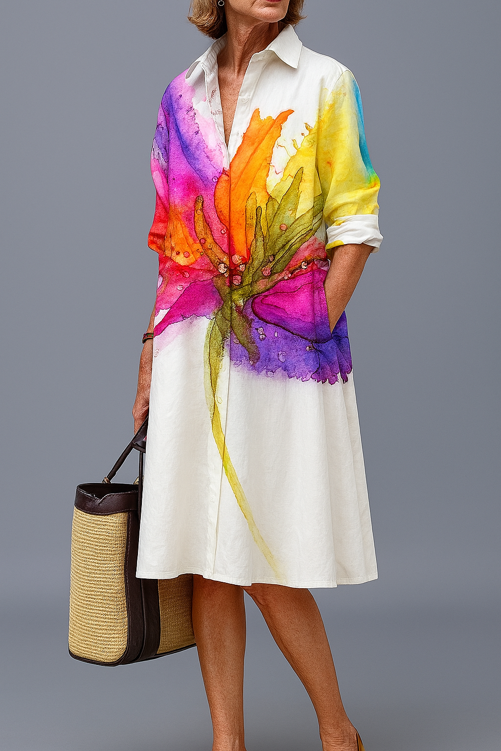 Camilla | Abito Midi Elegante - Montaracrest