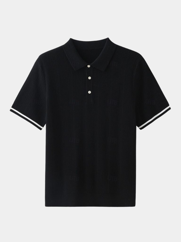 Montaracrest Café Milano Polo shirt with a cross crown logo, in classic style and comfortable fabric, ideal for casual wear.
