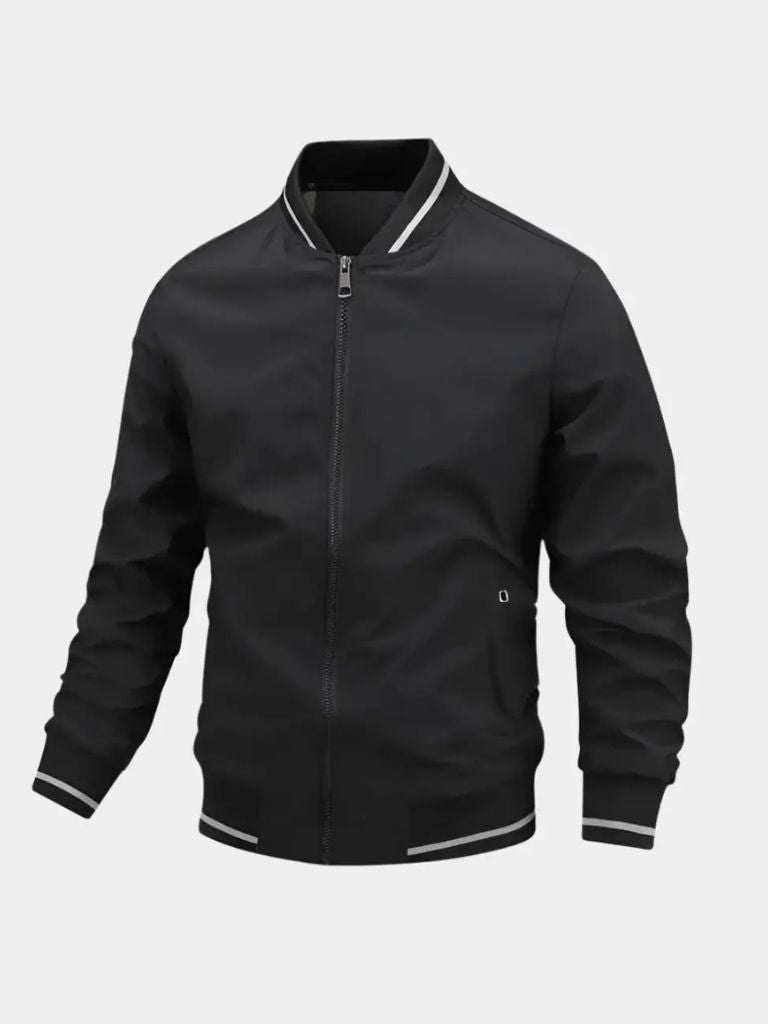 Casual Montaracrest bomber jacket with baseball-style design and cross crown logo, featuring a relaxed fit and stylish details.