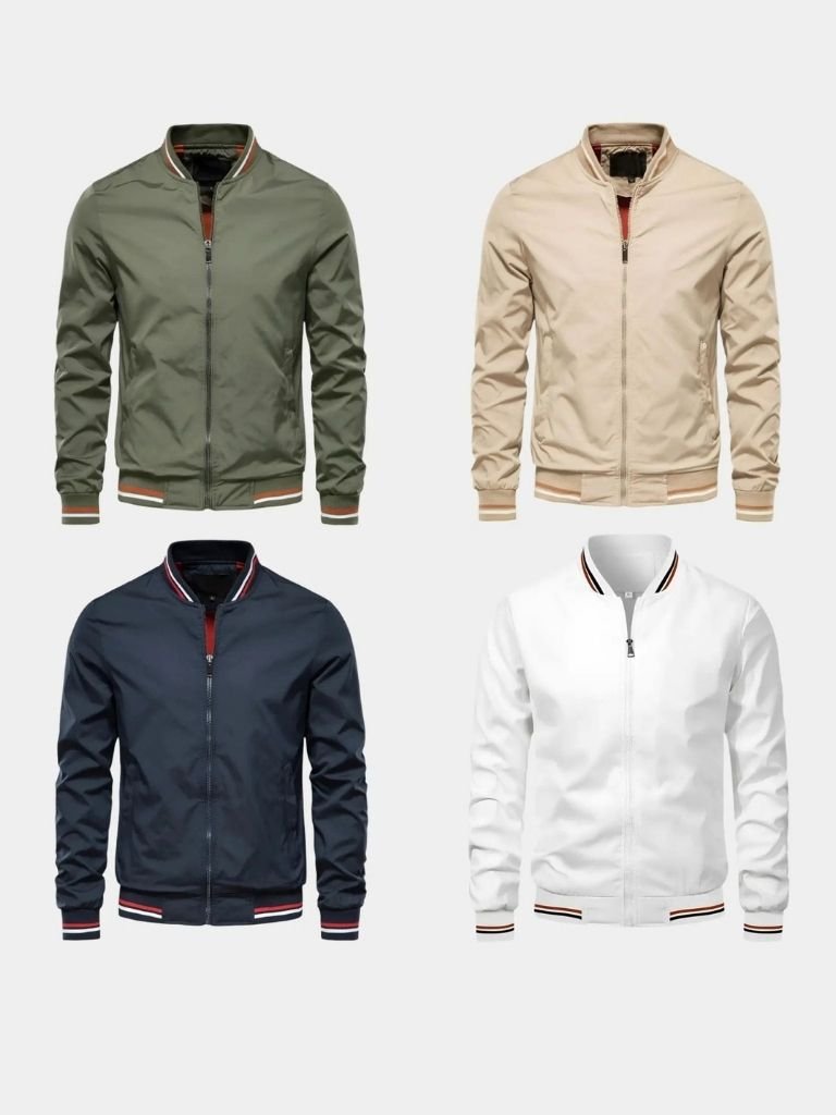 Montaracrest casual bomber jacket, stylish men's jas with a cross crown design, featuring a modern and versatile look.
