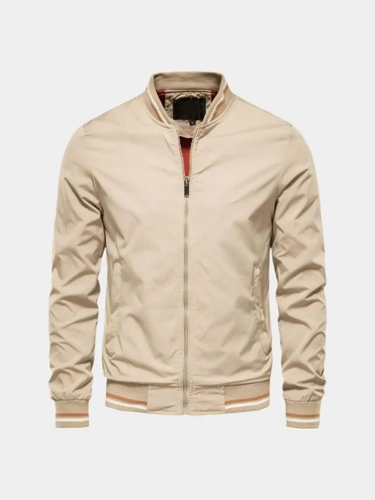 Montaracrest casual bomber jacket with cross crown design, featuring a stylish and comfortable fit for everyday wear.