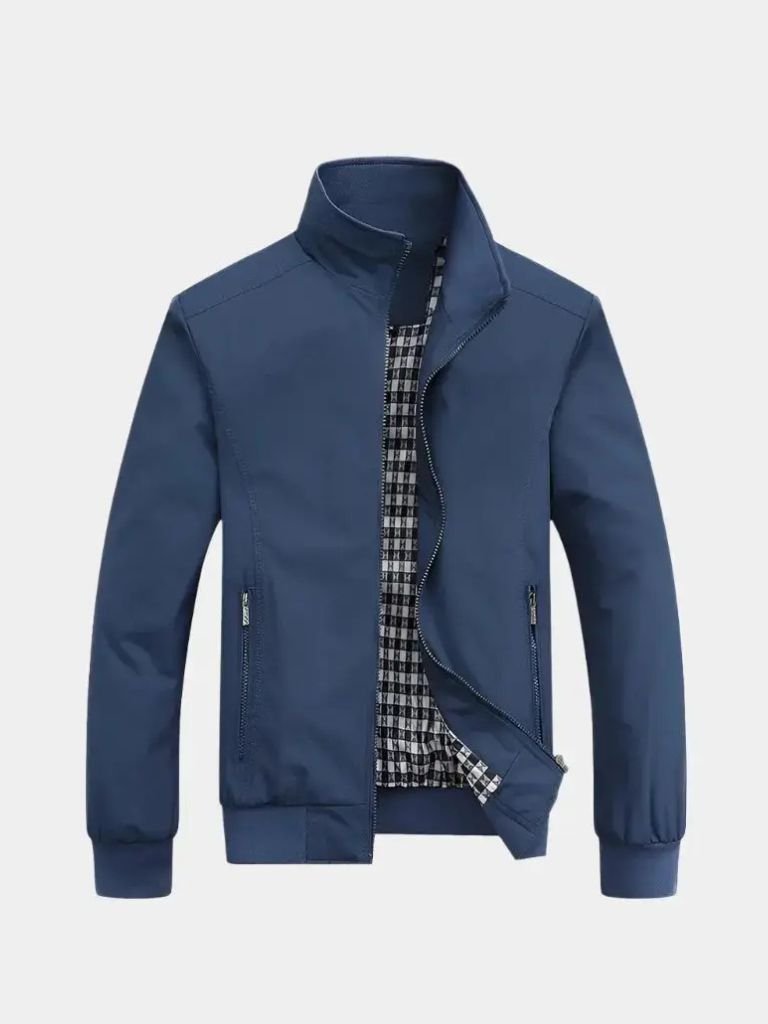 Montaracrest casual solid bomber jacket with a relaxed fit and cross crown design, stylish and versatile for everyday wear.