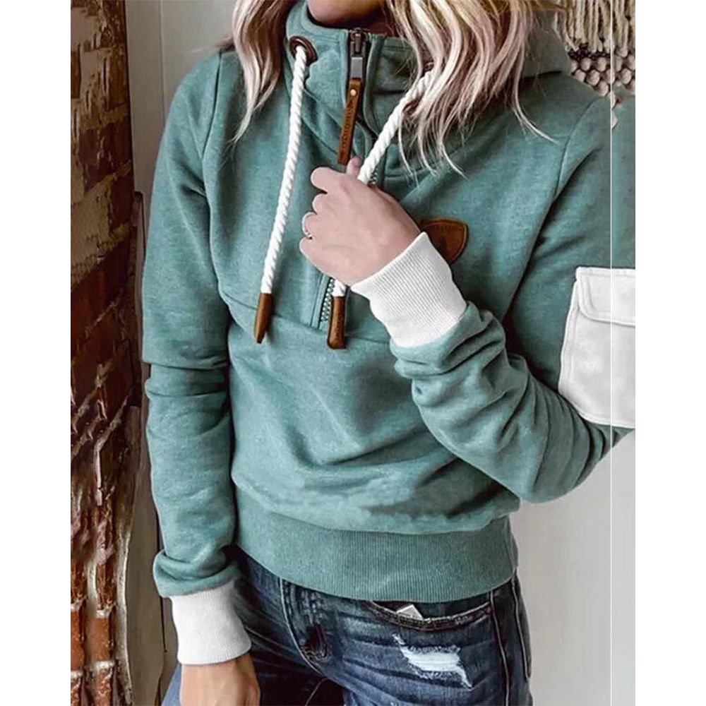 Montaracrest Chantal warm, comfortable half-zip knit sweater in cozy, refined style with a stylish zip detail.