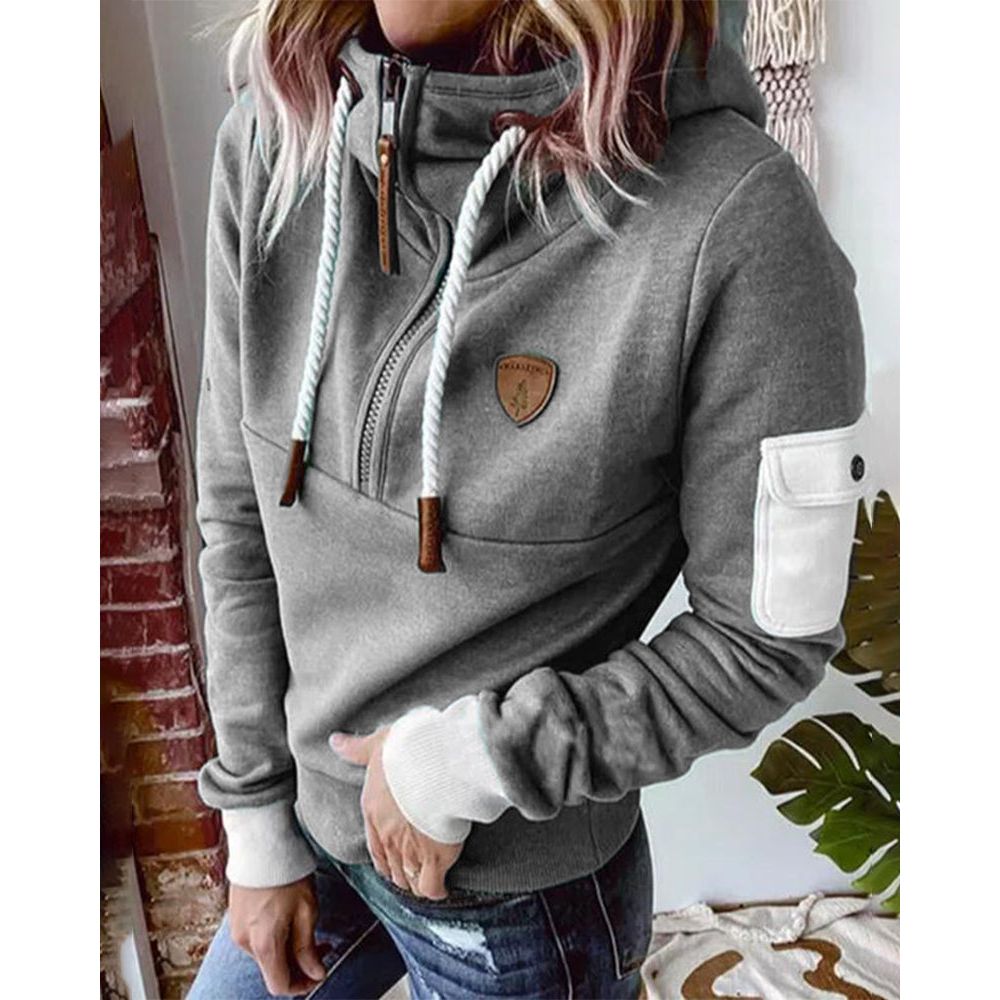 Montaracrest Chantal warm knit half-zip sweater in a cozy, stylish design, perfect for cold weather.