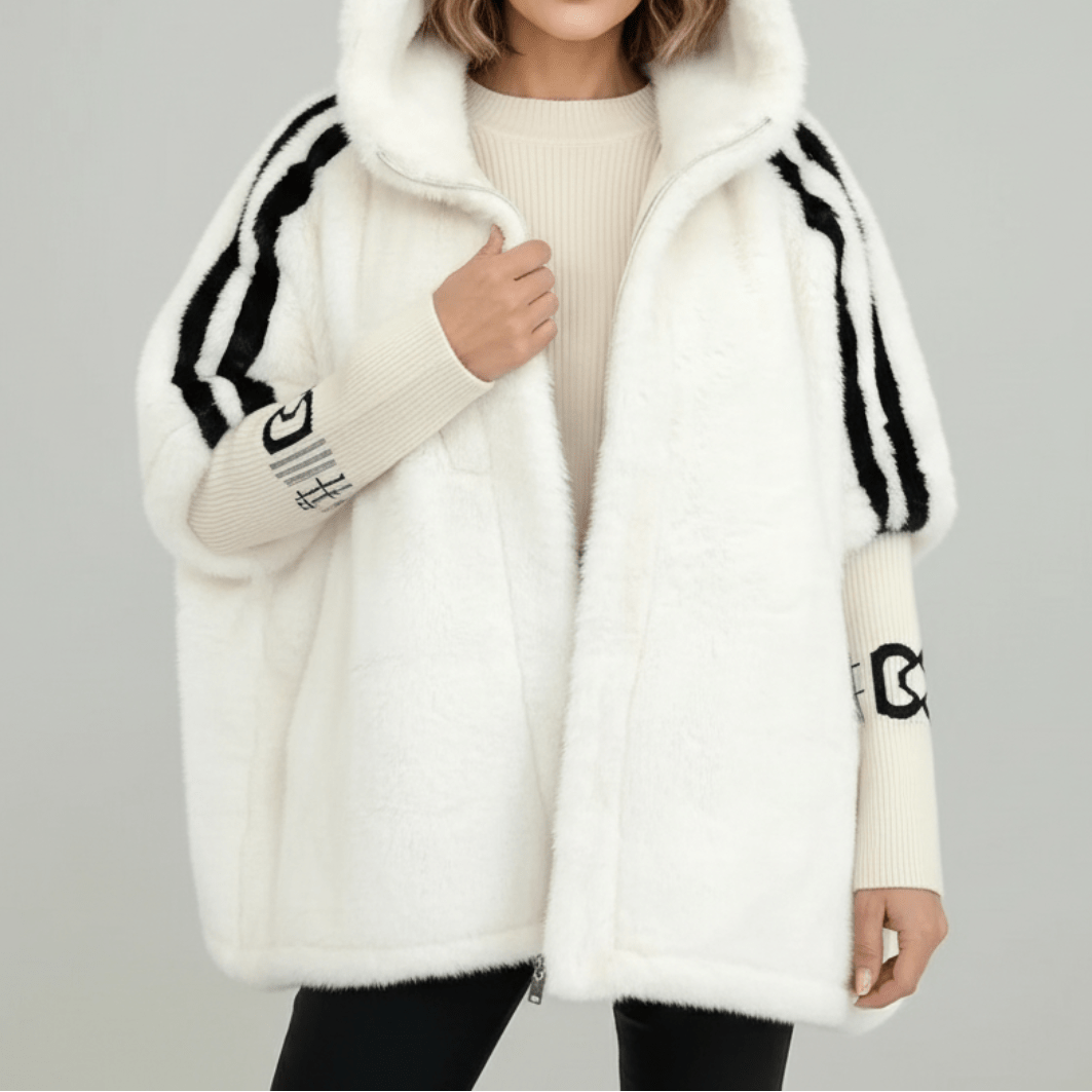 Donna Montaracrest hooded jacket with a cozy hood and stylish design, perfect for casual wear and outdoor activities.