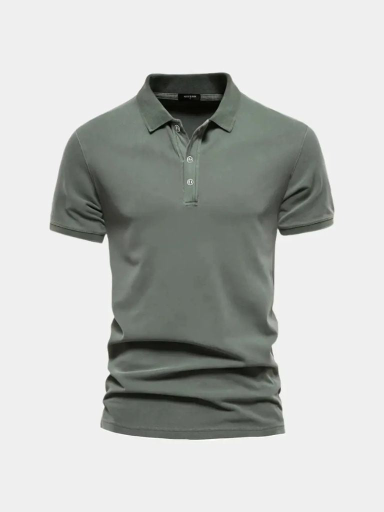 Montaracrest Essential Cotton Polo Shirt with Cross Crown Logo, Classic Fit, and Soft Fabric, in a Versatile Design.