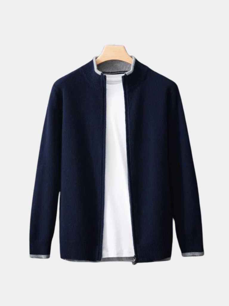 Montaracrest London Fog cashmere jacket, stylish and warm, featuring a classic design with a cross-crown pattern.