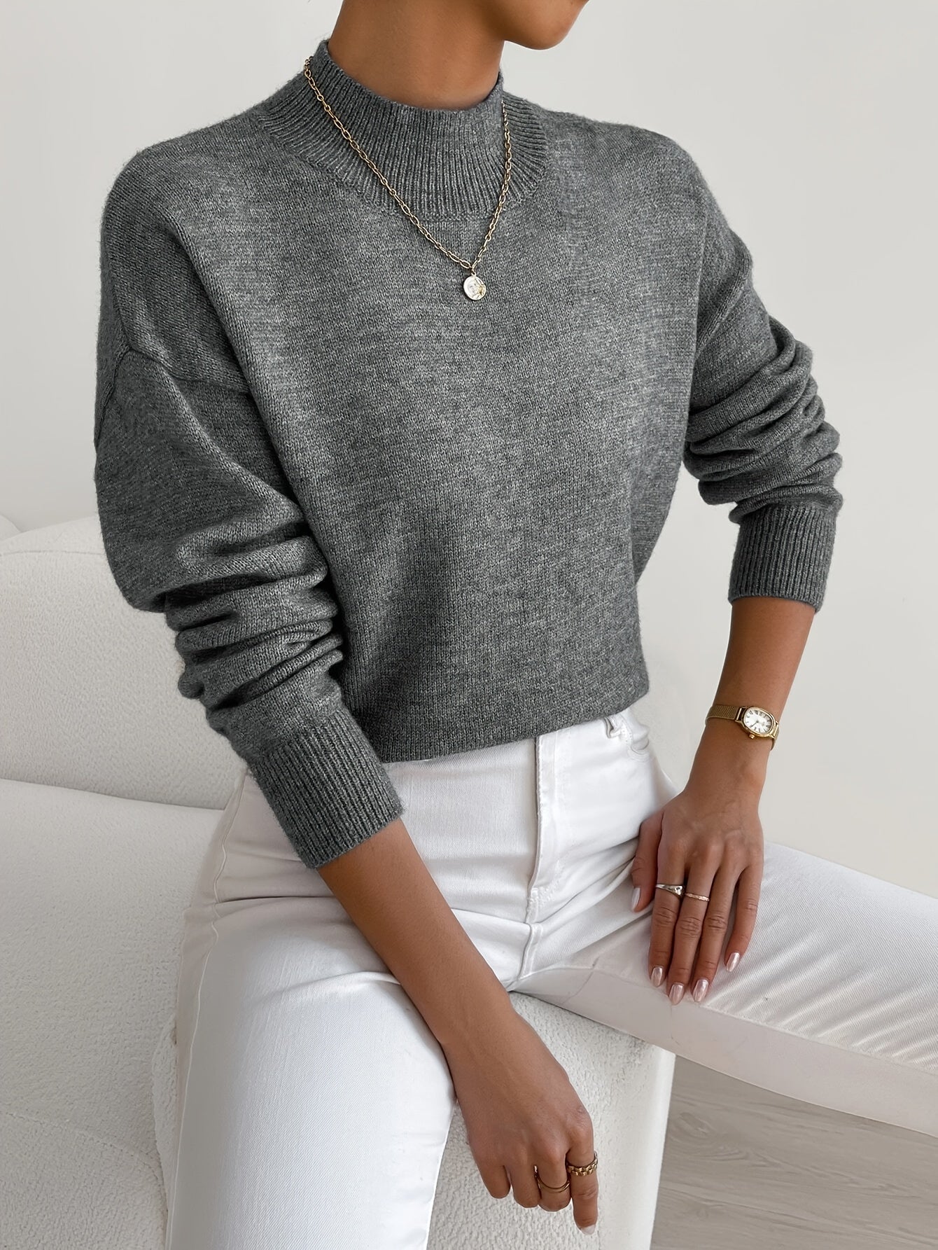 MAGLIONE SERAPHINE A COLLO ALTO - Montaracrest