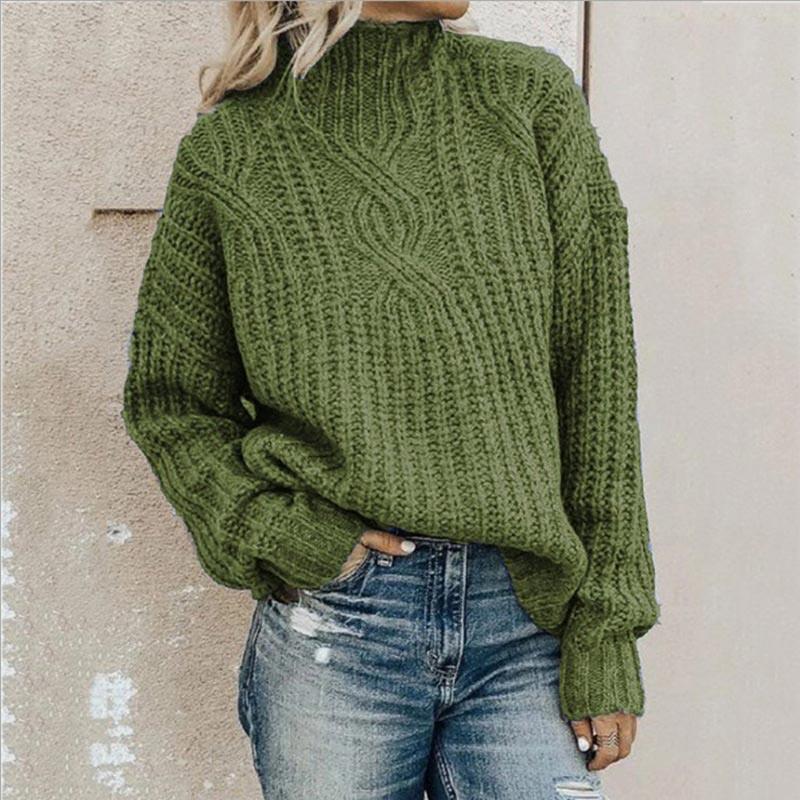 Montaracrest Lana di Venezia women's sweater with a cozy turtleneck in a stylish design, perfect for cold weather.